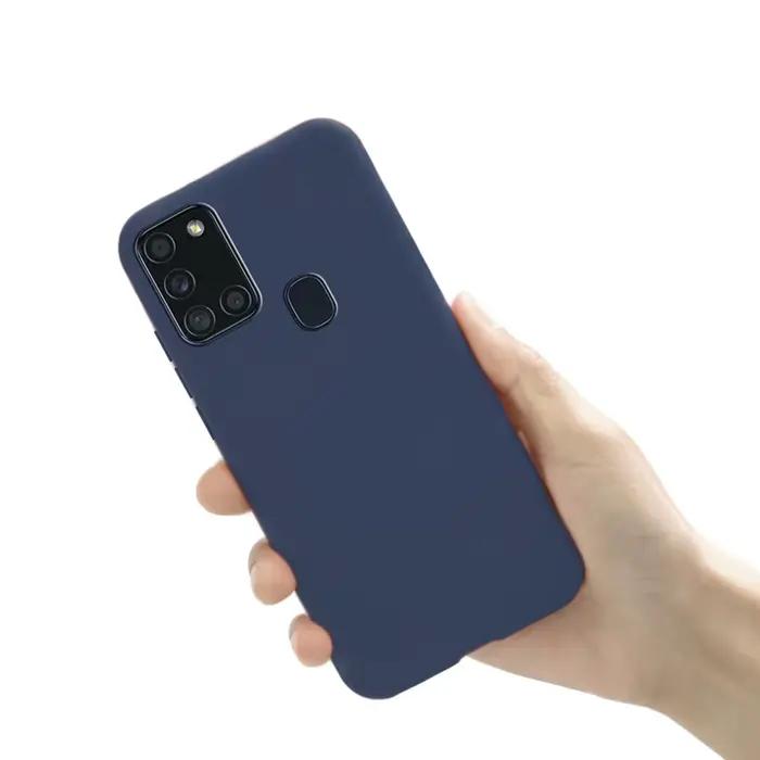 Coque de téléphone en Silicone liquide de luxe