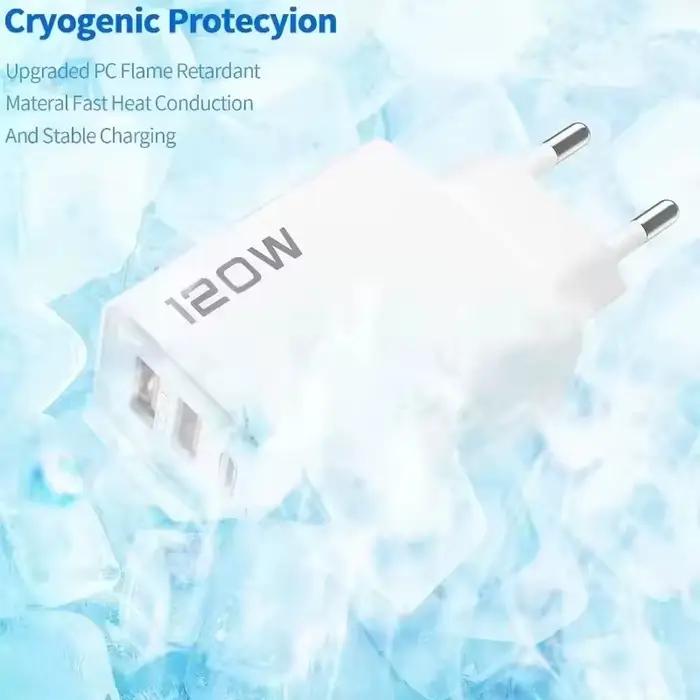 120W chargeur Ultra rapide type-c GaN