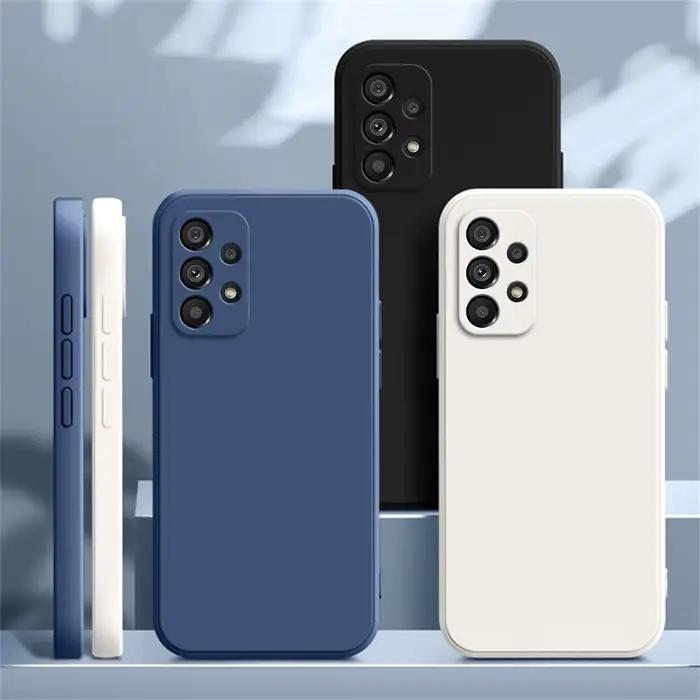 Coque de téléphone en silicone d'origine pour Samsung