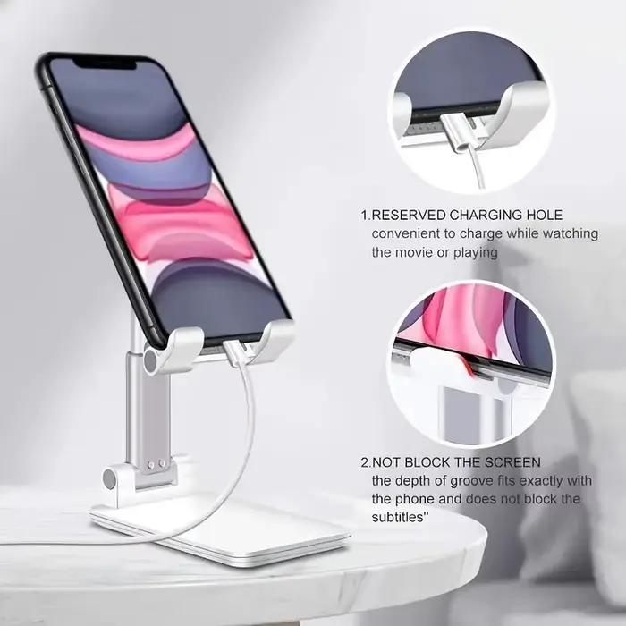Support de téléphone portable de bureau pour IPhone IPad Xiaomi