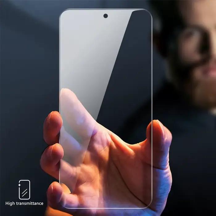 Protecteur d'écran HD verre trempé haute définition pour Samsung S24 Ultra S23 FE S23 S26 A55 A35 A54 écran sans rayures et éclats pour téléphone élégant