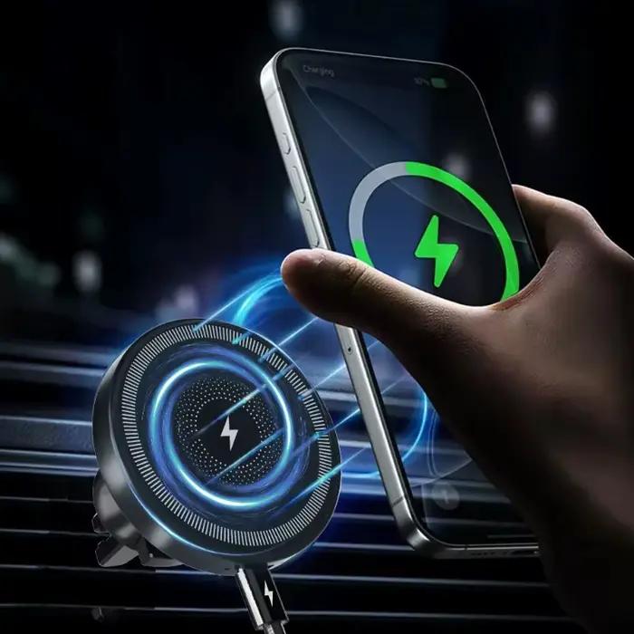 Support de chargeur magnétique sans fil pour voiture