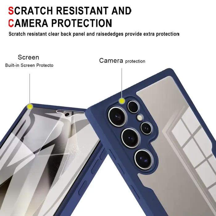 Coque de téléphone à Protection complète Double face 360
