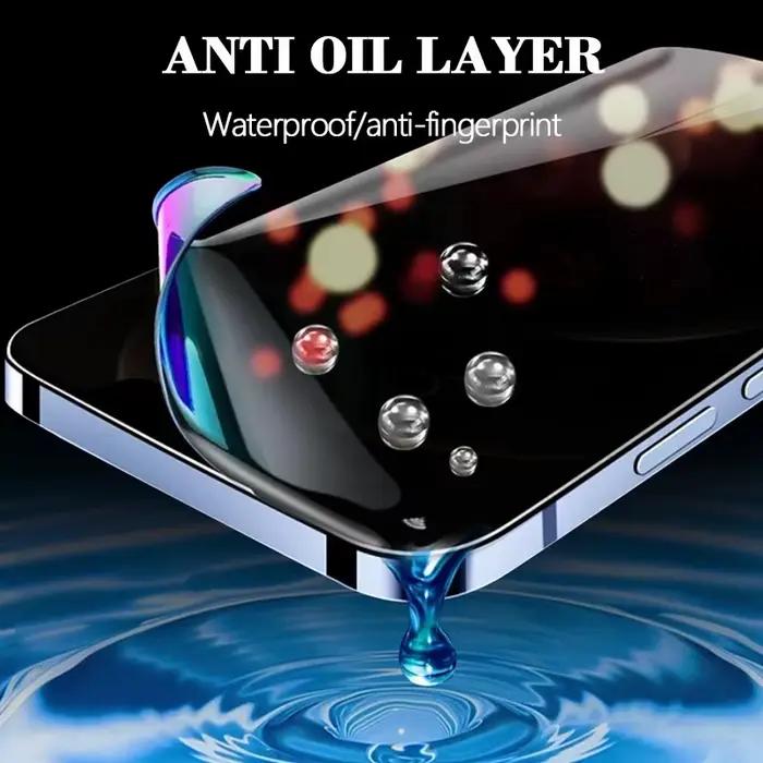 Lot de 3 films hydrogel anti-espion pour iPhone 17 16 15 14 13 12 11 Pro Max