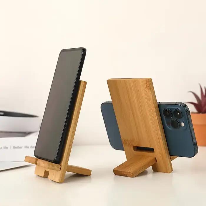 Support de téléphone de bureau en bois pour iPhone 15 14, Xiaomi, Samsung, élégant et pratique pour le bureau et les occasions spéciales