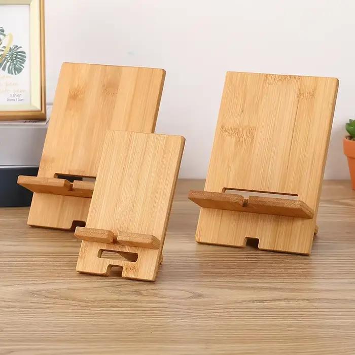 Support de téléphone de bureau en bois pour iPhone 15 14, Xiaomi, Samsung, élégant et pratique pour le bureau et les occasions spéciales