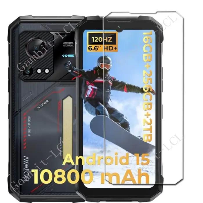 3 pièces 9H HD verre trempé de protection pour HOTWAV Hyper 7 Pro 6.6 "Hyper7Pro 7Pro 7S Hyper7S Film