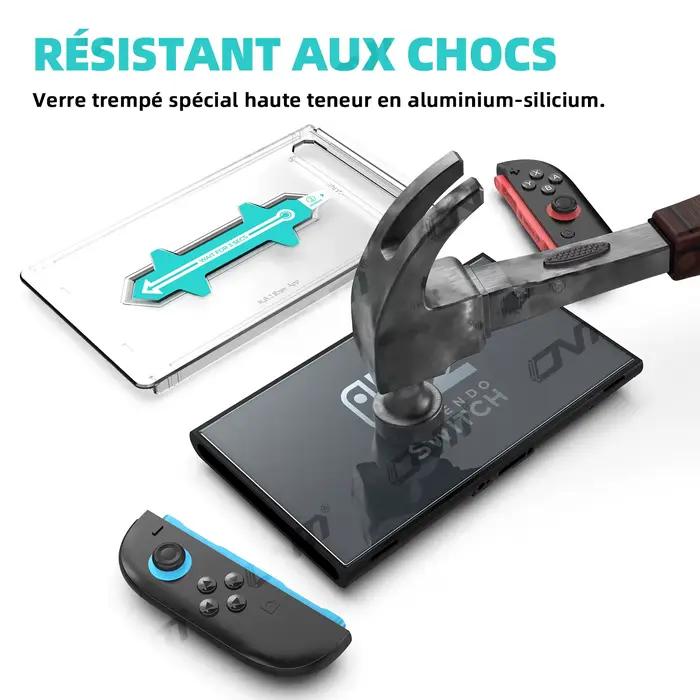 Protecteur d'écran d'alignement automatique pour accessoires OLED Nintendo Switch 2