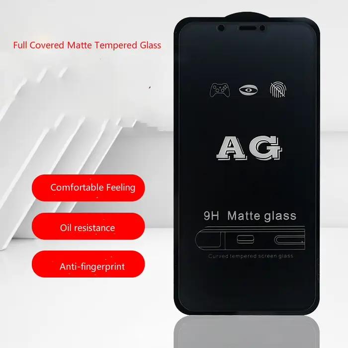 Film de protection AG en verre trempé mat pour Samsung A54 A52S A50 A51 A14 A15 A20S A21S A22 A31 A32 A33 A71 A73 A02S A03S A04S A10S A12 A13 anti-rayures et anti-empreintes digitales