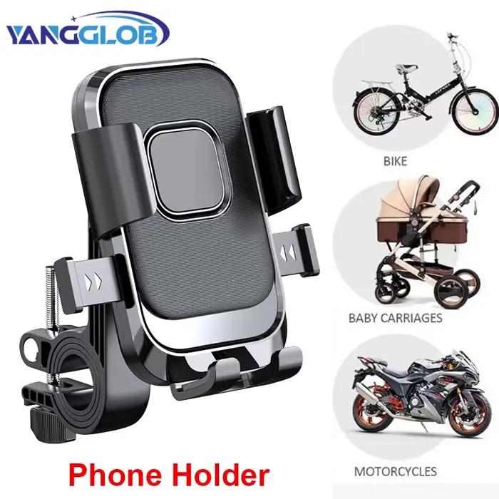 Support de téléphone de vélo moto verrouillage rapide rotatif