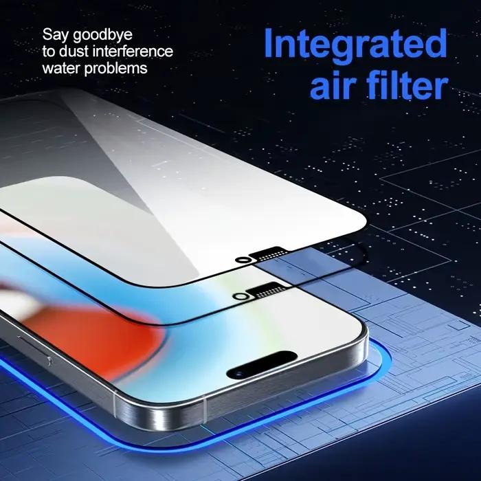 Protecteur d'écran en verre trempé pour iPhone 16 15 14 13 12 11 17 Pro Max 16e