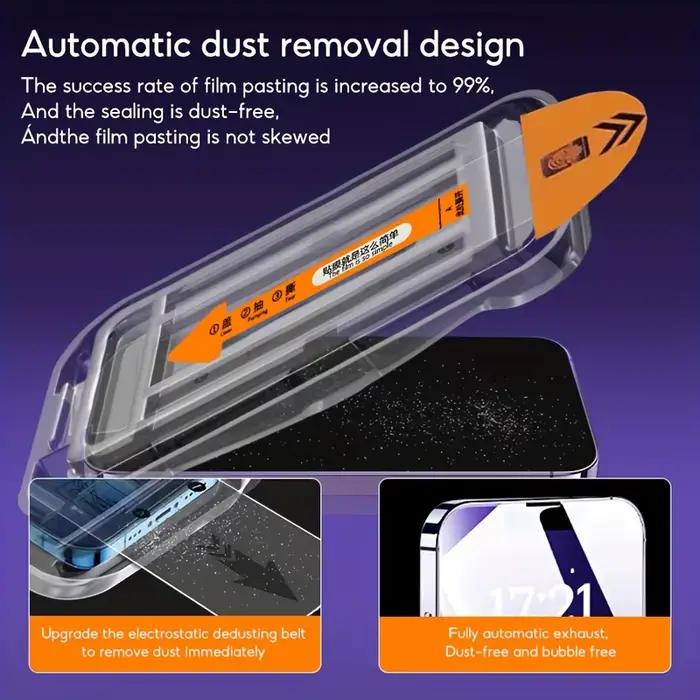 Protecteur d'écran en verre trempé pour iPhone 16 15 14 13 12 11 17 Pro Max 16e