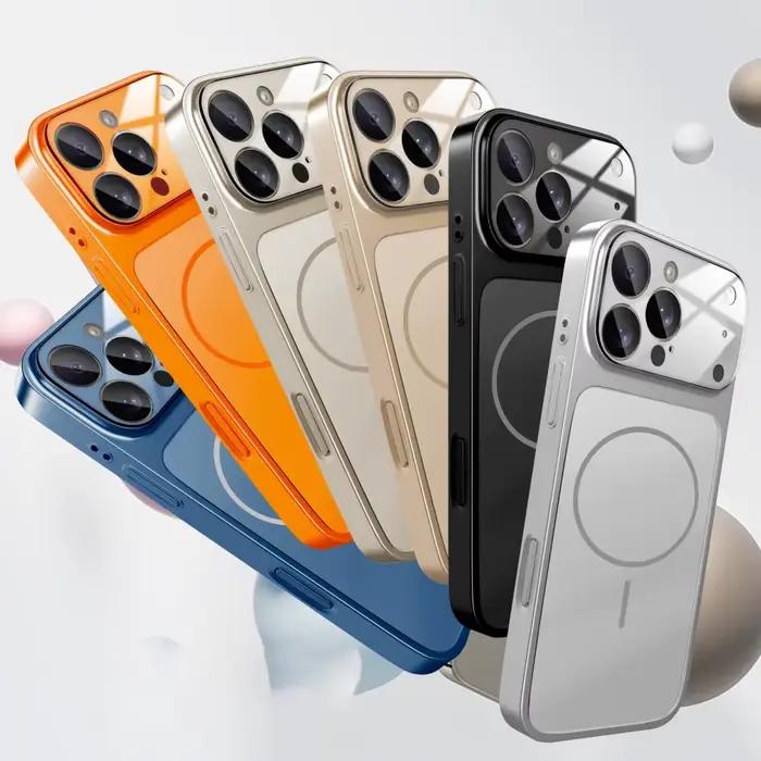 Coque en verre nano mat pour iPhone 17 16 15 14 13 Pro Max 17Air