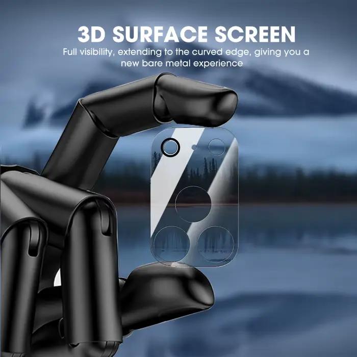 2 + 2 verre trempé de protection arrière pour iPhone 17 Air 16 15 Plus Pro Max 17Air 17Pro Film d'objectif d'appareil