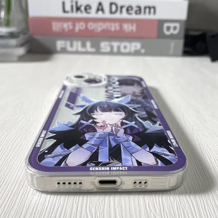 Coque transparente Genshin Impact pour Samsung Galaxy S10 S20 S21 S22 S23 S24 FE Plus Ultra Note 20 avec protection anti-rayures et choix de matériaux et couleurs
