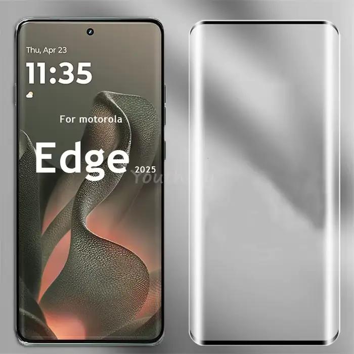 Pour Motorola Edge 2025 verre 3D incurvé HD écran protéger Film trempé Moto Edge 2025 verre trempé Anti-rayures Moto bord Film