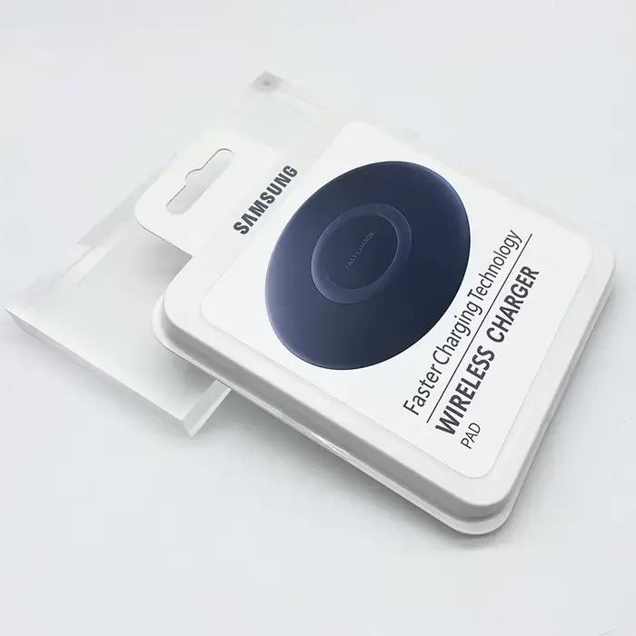 Chargeur sans fil rapide Samsung 15W EP-P1100 avec câble USB-C pour Galaxy S25 S24 S23 S22 S21 Ultra S10 S9 S8 S7 S6