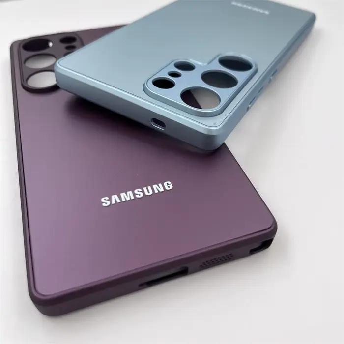 Housse de luxe en Silicone pour Samsung Galaxy S25 S24 S23 S22 Ultra Plus S25Plus