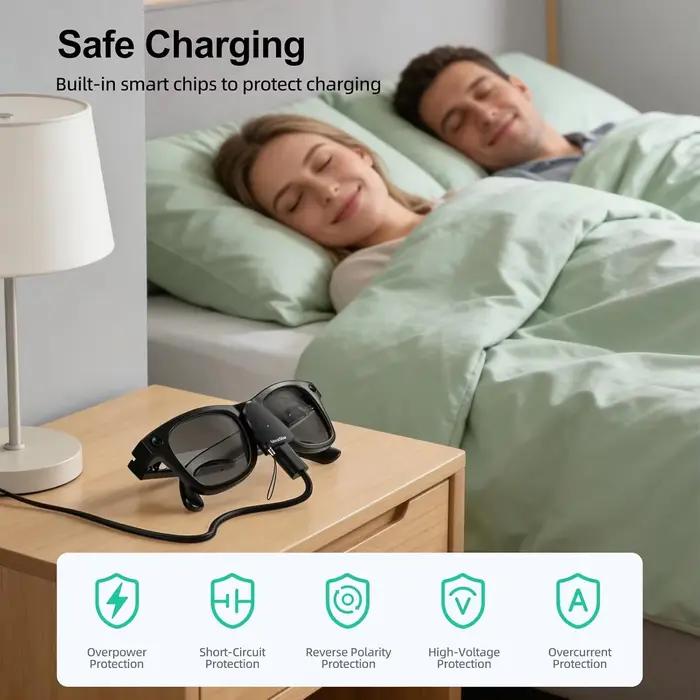 Adaptateur de charge pour lunettes Ray-Ban Meta Gen 1&2