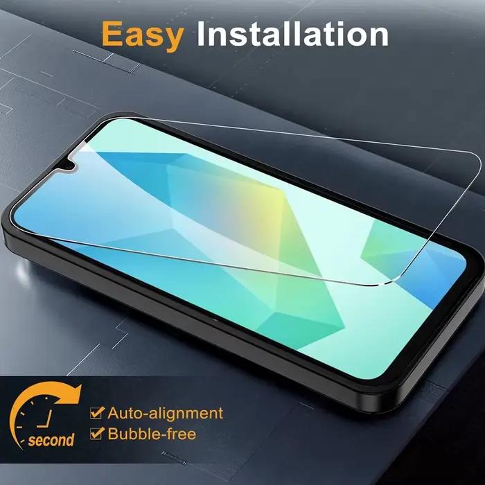 1-5PCS Coque en verre trempé 10D pour Samsung A16 A57 A37