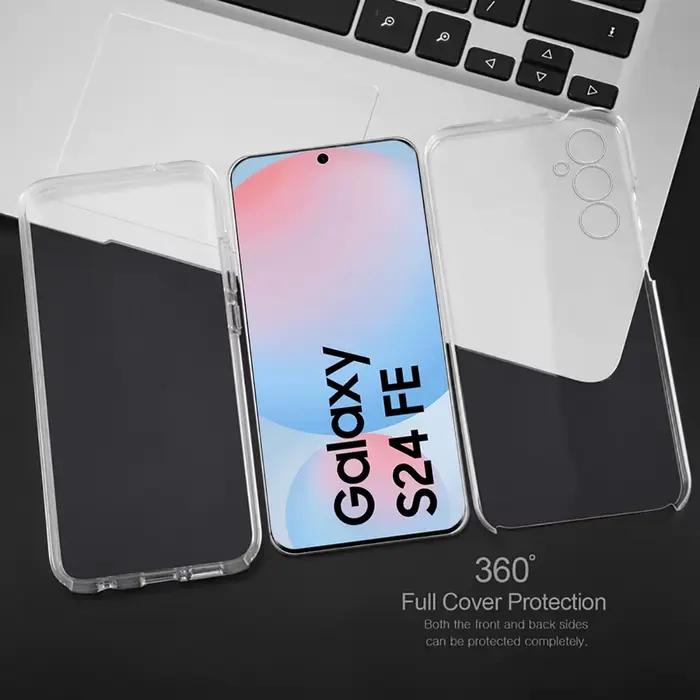 Coque de protection complète à 360 ° pour Samsung Galaxy S24 FE 5G