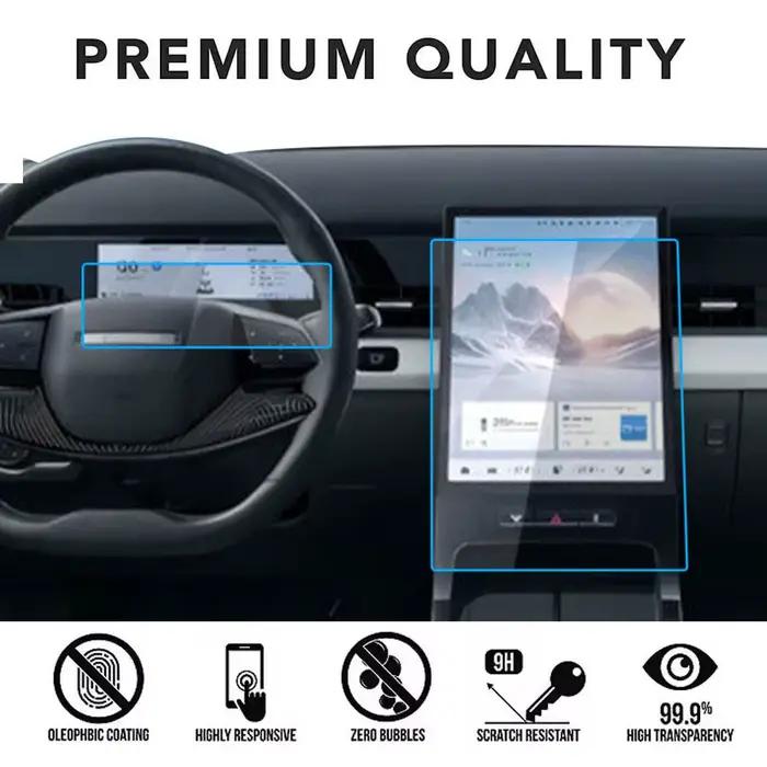 Film protecteur d'écran en verre trempé pour autoradio GPS LCD JAECOO J5 2025 2026