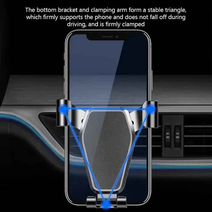 Support multifonction pour voiture avec miroir de pare-soleil et invite de gravité pour smartphones iPhone et C5 occasions de conduite et voyages