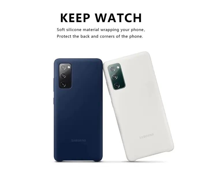 Coque de protection arrière en Silicone soyeux