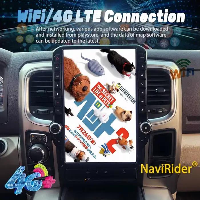 1920*1200 pour Dodge RAM 1500 camions 2009-2018 Android 15 lecteur multimédia de voiture Radio GPS écran tactile CarPlay