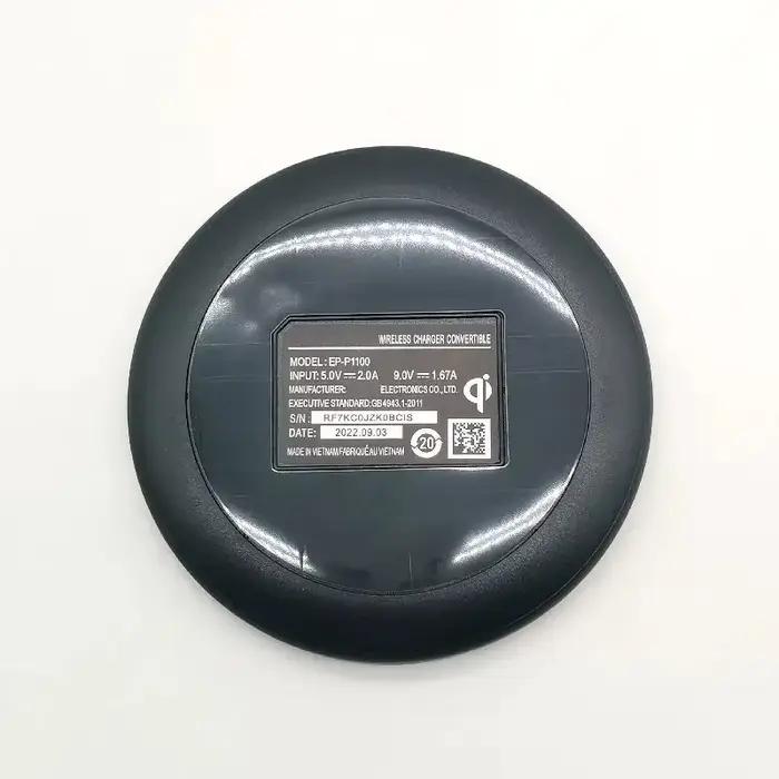 Chargeur sans fil rapide Samsung 15W EP-P1100 avec câble USB-C pour Galaxy S25 S24 S23 S22 S21 Ultra S10 S9 S8 S7 S6