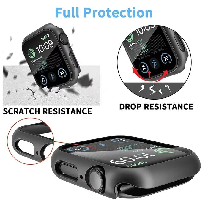 Verre trempé + couvercle pour Apple Watch 11 10 9 8 7 46mm 42mm