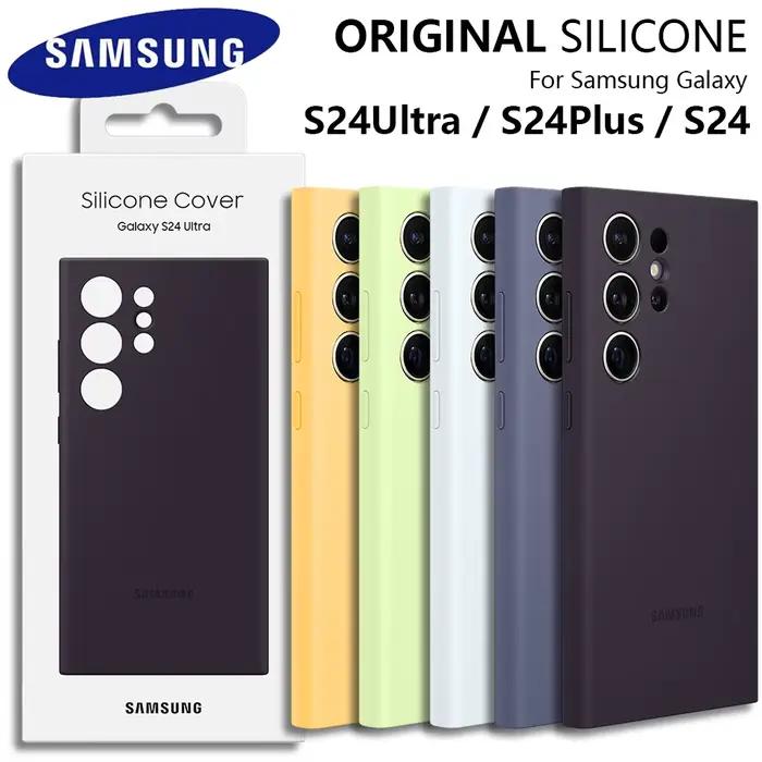 Coque en Silicone Souple Haute Qualité Protection Samsung Galaxy S24 Ultra S24 Plus Occasions Spéciales