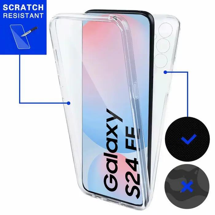 Coque de protection complète à 360 ° pour Samsung Galaxy S24 FE 5G