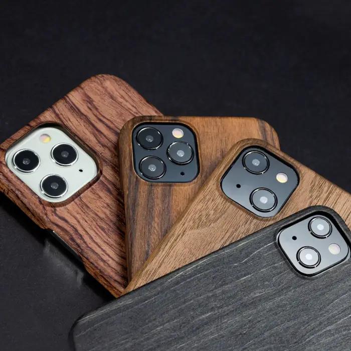Coque de protection magnétique en bois véritable pour iPhone 17 16 Pro Max 17Pro 16Pro 16+ Air avec MagSafe