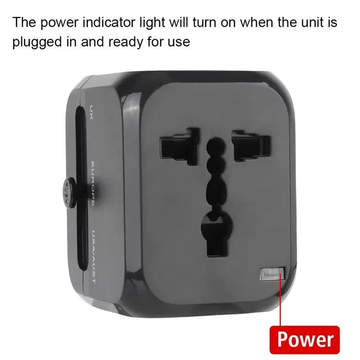 Adaptateur de chargeur de voyage mural tout-en-un