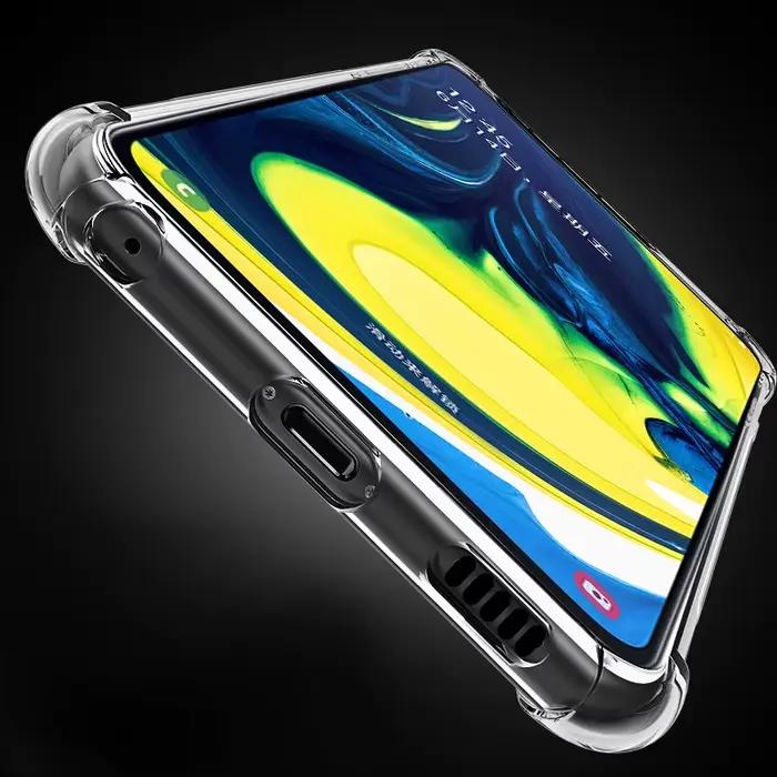 Coque de téléphone transparente souple de haute qualité pour Samsung Galaxy A80