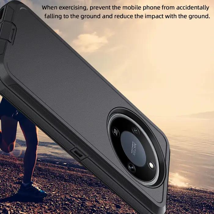 Étui de protection à 3 couches pour Honor X9 X8 X7 X6 A B C D 5G Magic8 Lite, coque de protection robuste hybride résistante aux chocs