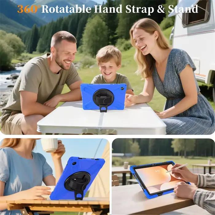 Coque pour Samsung Galaxy Tab A11 + A9 + A9 A11 Plus 11 pouces SM-X230 housse de tablette Tab A9 A11 8.7 "SM-X130 bandoulière Funda Capa