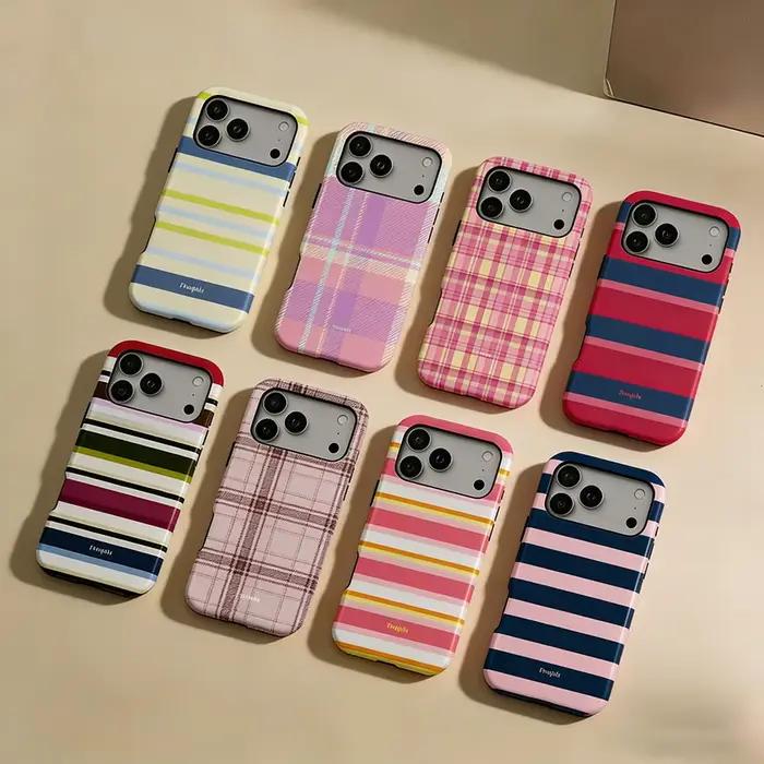 Étui de téléphone Fragola Coloful Stripes pour Samsung Galaxy S20 S23 S24 S25 S26 FE Plus Ultra Edge 5G