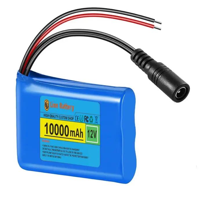 Batterie De Remplacement Li-Ion Rechargeable 12V 3000Mah Avec Chargeur Haute Vitesse Pour Voitures Bateaux Et Plus D'appareils Rc Occasions Spéciales