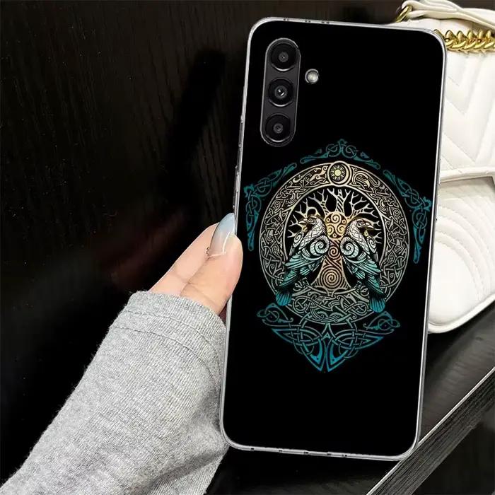 Coque nordique nordique pour Samsung A17 A16 A56 A36 A26 A15 A55 A35 A25 A14 A54 A34 A24