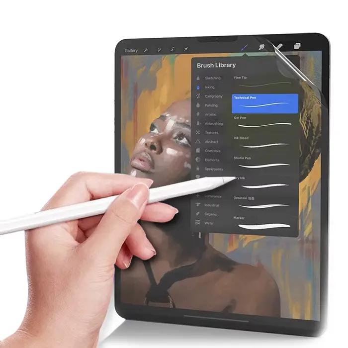 Film de protection anti-éblouissement pour iPad 10e Pro 11 Air 5 4 10.9 2022 écran mat pour iPad 10.2 9 8 7 protecteur d'écran souple sans éblouissement pour iPad occasions multiples