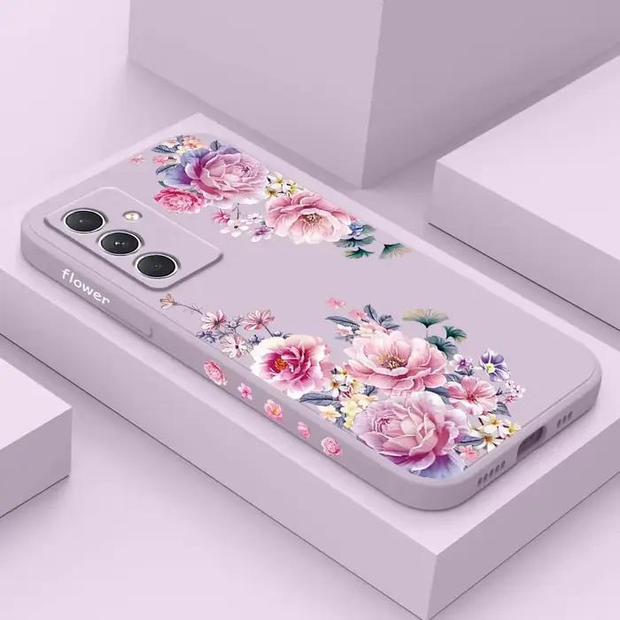 Coque de téléphone en brocart satiné