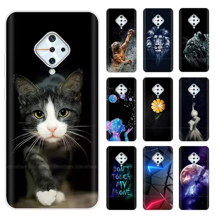 Coque de téléphone transparente en silicone TPU souple