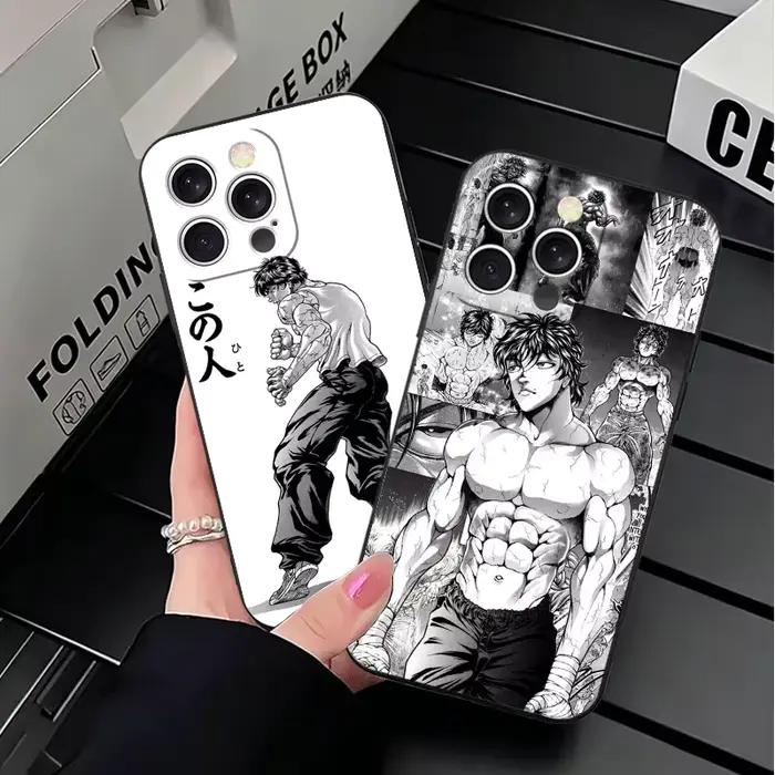 Coque de téléphone souple Baki the Grappler Anime pour iPhone 16 16E 17 Air 15 Pro Max 14 Plus 13 Mini 11 12 7
