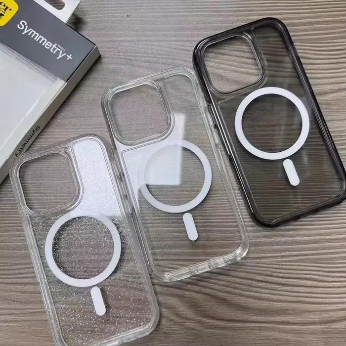 Protection anti-chute pour boîtier Otter-Box MagSafe Series Symmetry pour iPhone 17Air 12 13 14 15 16 17 Pro Max 14 15 16 Plus