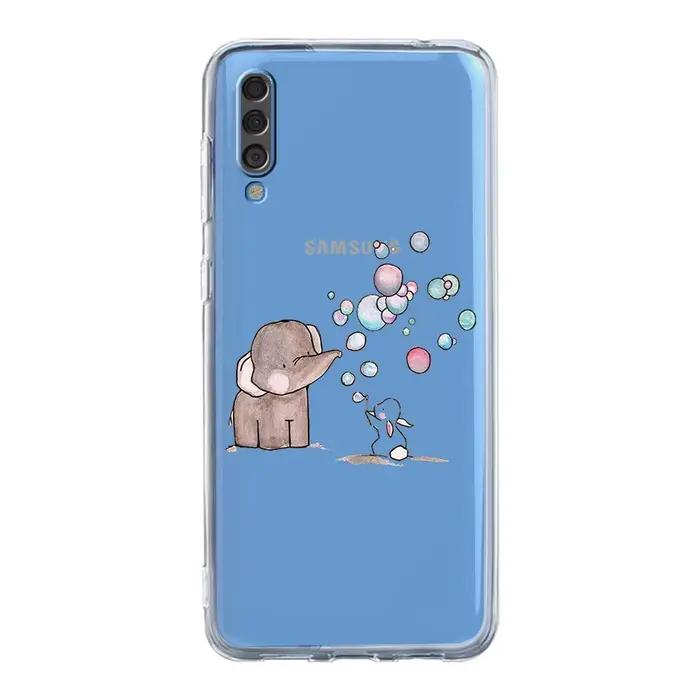 Coque de téléphone de dessin animé de style couple pour Samsung