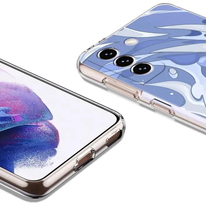 Coque de téléphone transparente avec logo Genshin Impact Cartoon