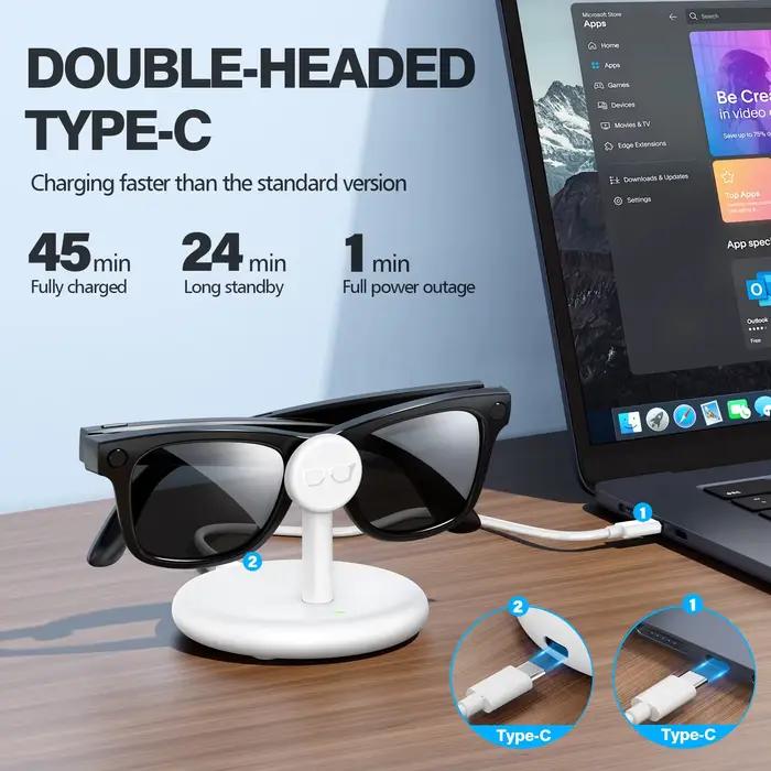 Base de chargeur pour Ray-Ban Meta 2 RGB