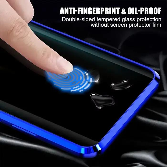 Étui de téléphone magnétique 360° anti-espionnage verre trempé protection complète Samsung S25 S24 S23 S22 S26 Ultra Plus экран защиты конфиденциальности